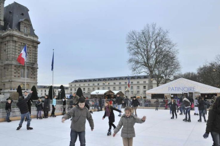 La patinoire écologique de Noël 2016 à Versailles