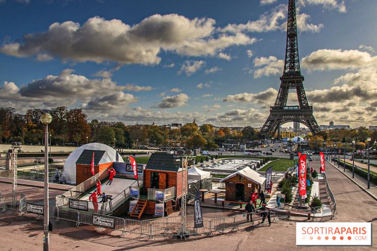 Une station de sport d'hiver au Trocadéro, Expérience Montagne à Paris