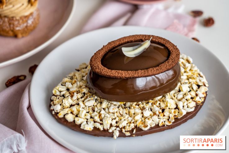 Oeuf de Pâques entremets de Muriel 2021 au Grand Colbert