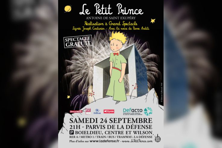 le petit prince, la défense, spectacle de son et lumières