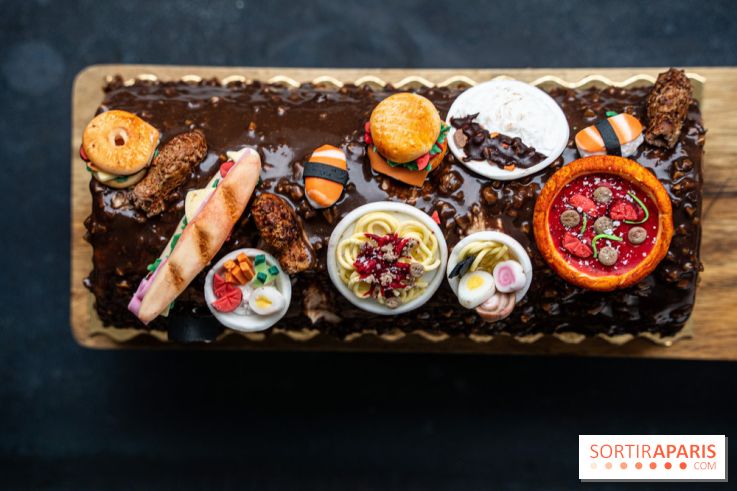 La Bûche de Noël insolite de Gabriella pour le Secours Populaire