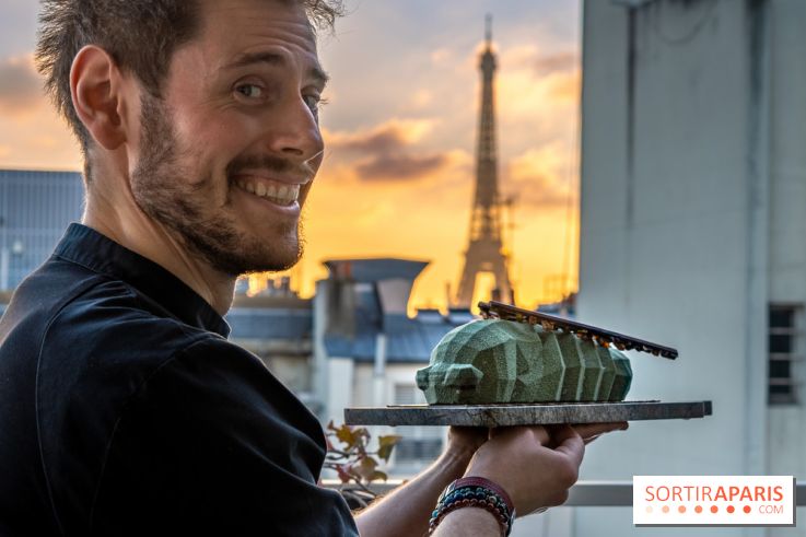 La Bûche de Noël Cigale de Bryan Exposition pour l'Institut Raphael