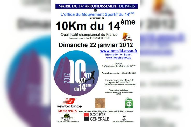 10 km du 14e 2012