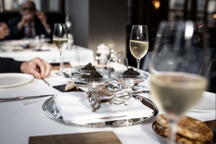 Saint Valentin 2022 au restaurant Petrossian