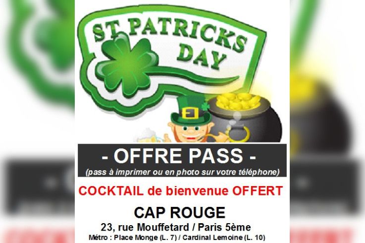 St Patrick Party au Cap Rouge