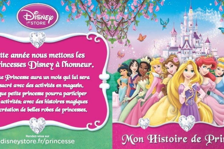 Les Princesses Disney à l'honneur au Disney Store des Champs