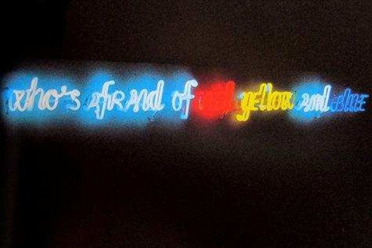 L'exposition Néon - Who's afrais of red and blue à la Maison Rouge