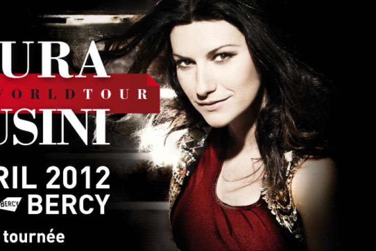 Laura Pausini à Paris Bercy en 2012