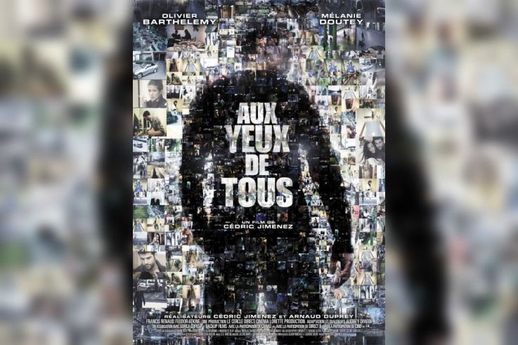 L'équipe du film "Aux yeux de tous" à l'Aplle Store Opéra ce 29 mars