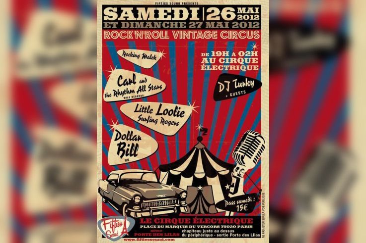 Le Rock'n roll vintage Circus Festival au Cirque Electrique