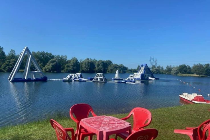 Aqua Slide Park, le parc aquatique gonflable dans l'Oise à Longueil Sainte Marie