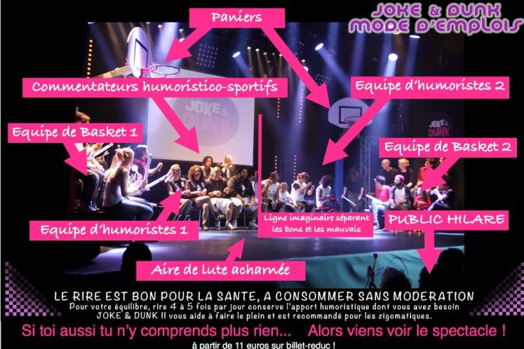 Joke & Dunk #2, le 1er Basket-Ball Comedy Club