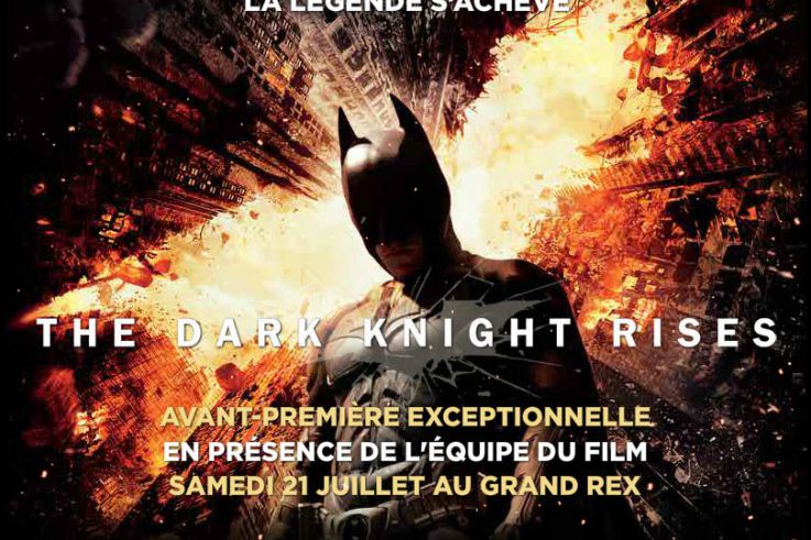The Dark Night Rises en avant-première au Grand Rex avec l'équipe du film