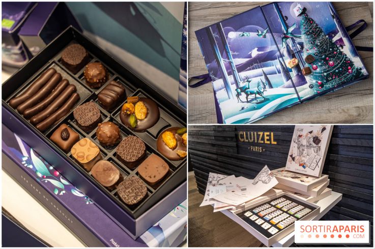 Les chocolats et le calendrier de l'Avent 2022 Cluizel