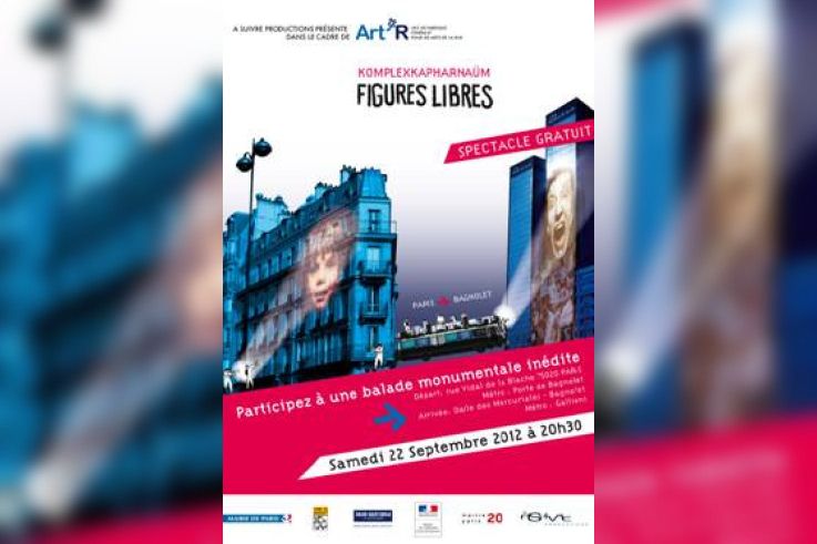Figures libres, le spectacle gratuit de Paris à Bagnolet