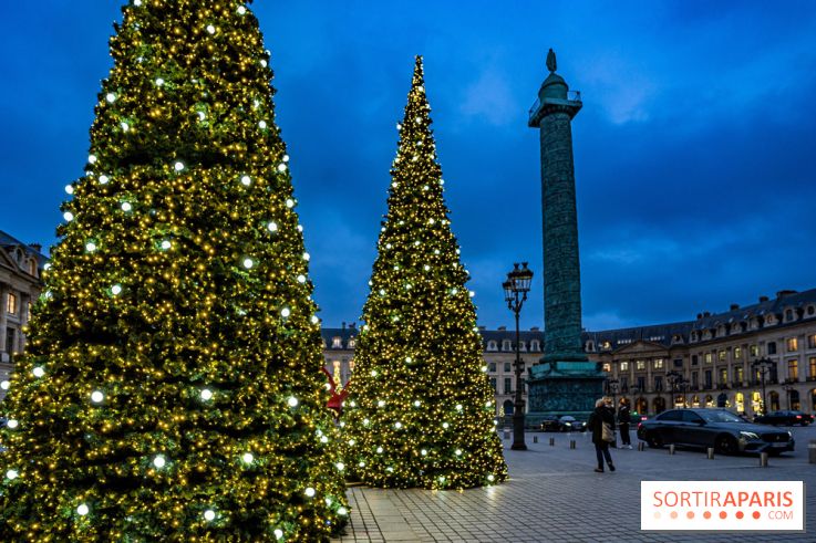 sapins de Noël Place Vendôme 