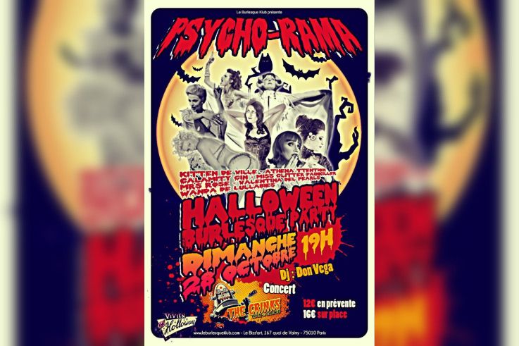 Halloween Burlesque Party au Bizz'Art