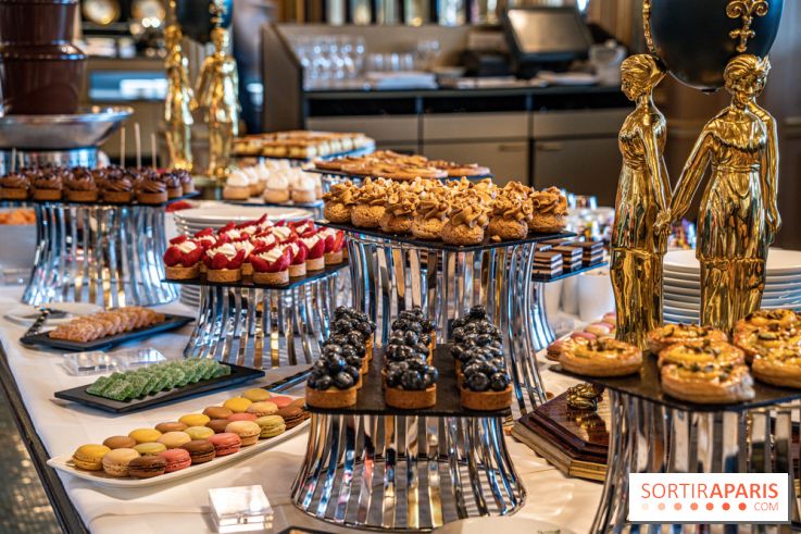 Brunch du Nouvel An 2023 au restaurant à Paris, ce 1er janvier 2023