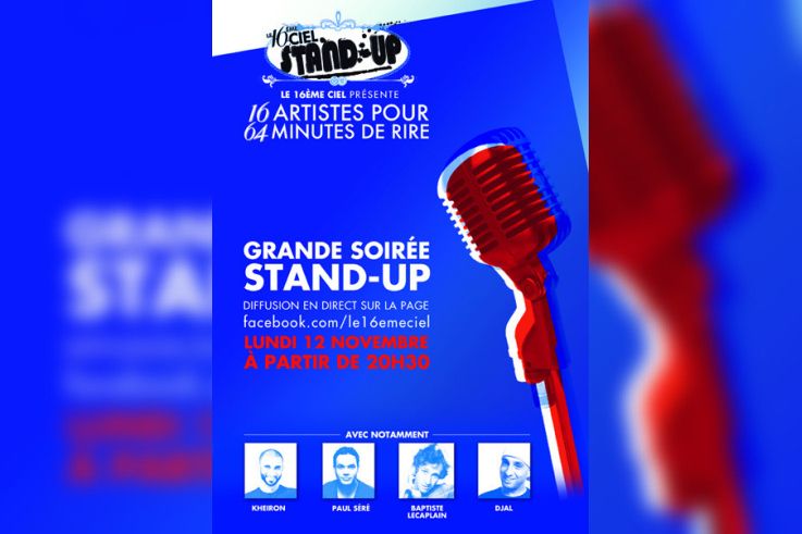 stand up 16e ciel, 16ème ciel, one man show