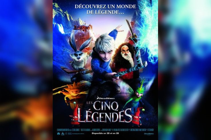 Les Cinq légendes au cinéma