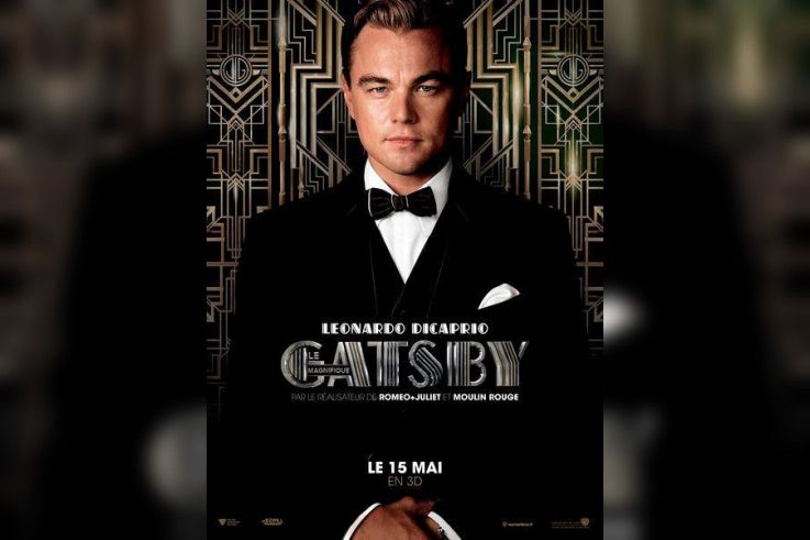 Gatsby le magnifique en direct du festival de Cannes au Grand Rex, affiche gatsby, leonardo di caprio