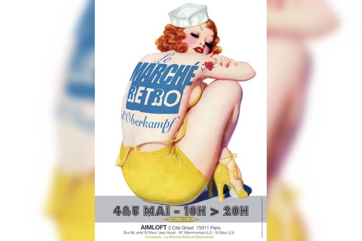 Le Marché Rétro d'Oberkampf du 4 et 5 mai 2013