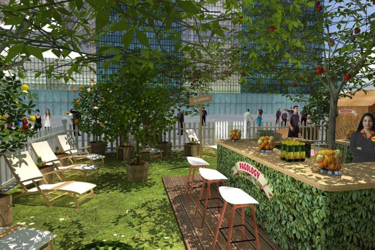 Verger Pago à la Défense