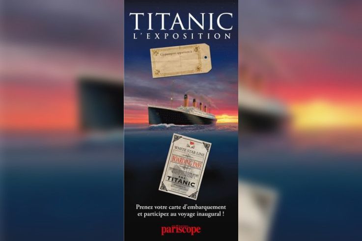 passeport découverte en famille, exposition titanic