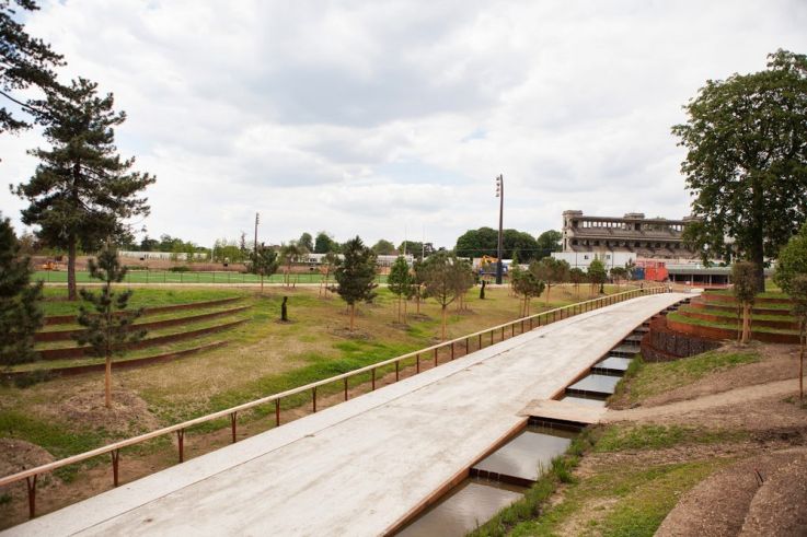 Les pelouses d’Auteuil devenues "Grande Promenade d’Auteuil"