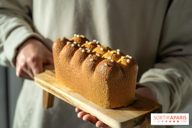 La Bûche de Noël trompe l'œil brioche originale de chez Ochre