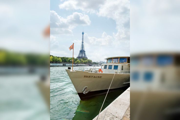 Le Bretagne, à quai