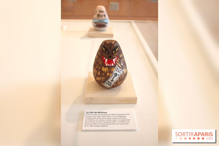 Exposition Okiagari Koboshi, les poupées japonaises au Chai de Bercy