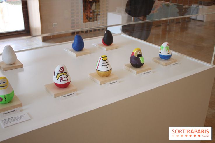 Exposition Okiagari Koboshi, les poupées japonaises au Chai de Bercy