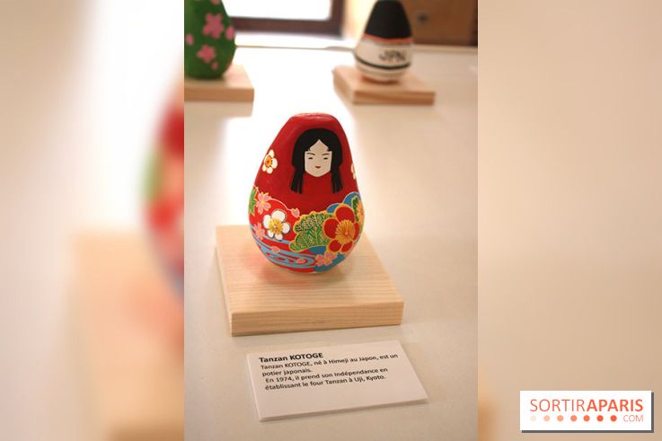 Exposition Okiagari Koboshi, les poupées japonaises au Chai de Bercy