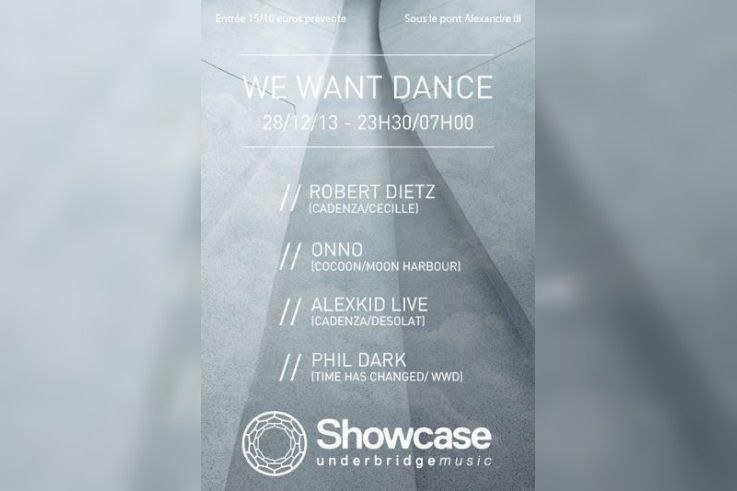 WE WANT DANCE : THE 70'S SHOWCASE AVEC ROBERT DIETZ, ALEXKID, ONNO & PHIL DARK
