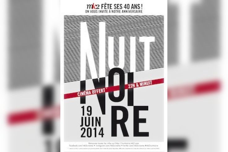 Nuit Noire : MK2 fête ses 40 ans et vous invite gratuitement au ciné !