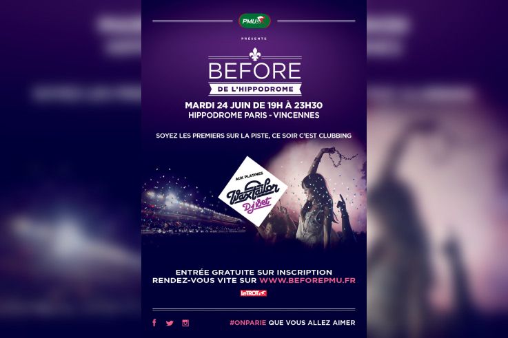 Soirée clubbing et courses hippiques à l'hippodrome de Vincennes