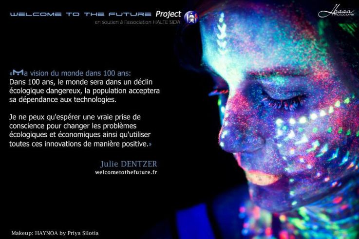 Welcome to the future : participez à un shooting photo de body painting phosphorescent !