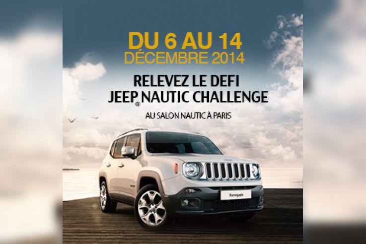 Le JEEP® Nautic Challenge au salon du Nautique !