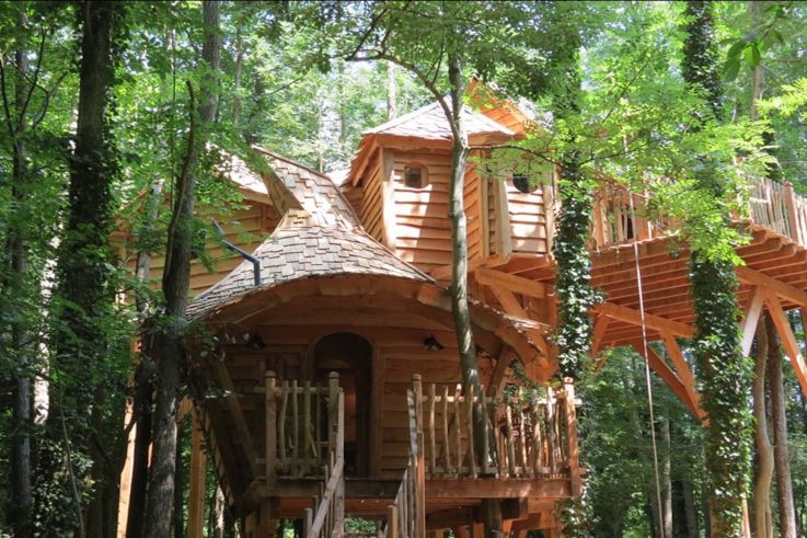 Les cabanes dans les arbres du Moulin