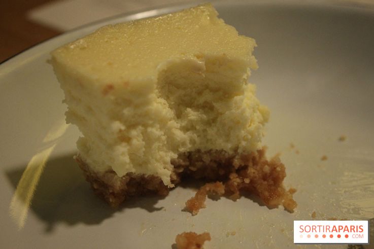 Restaurant à Burgers Maison à Paris, le cheese cake (ce qu'il en reste)
