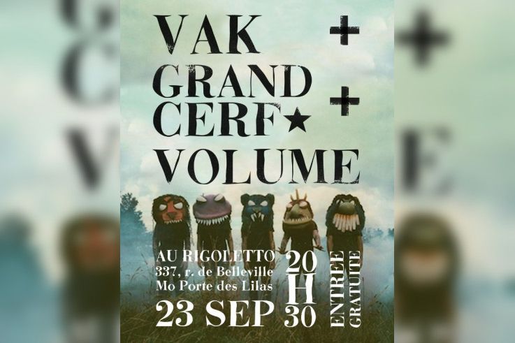 Volume + Grand Cerf + Vak live au Rigoletto