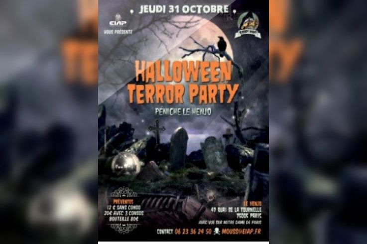 Halloween Terror Party 2013 sur la Péniche Henjo 