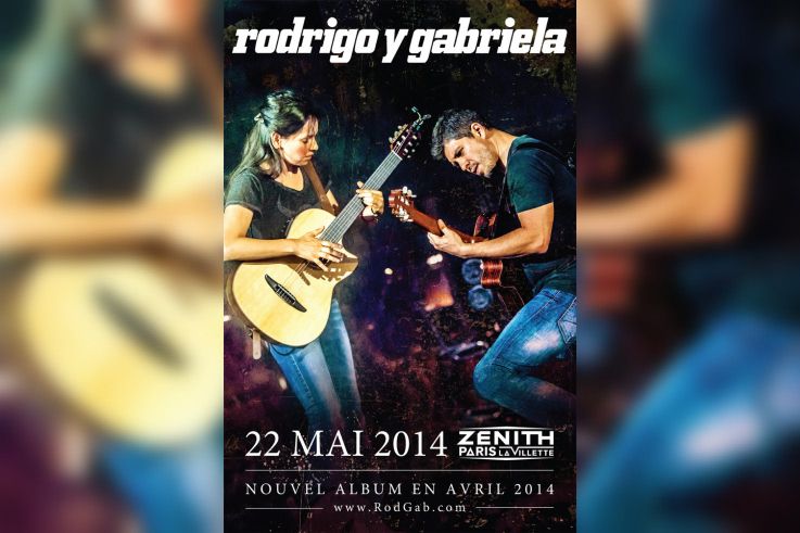 Rodrigo y Gabriela en concert au Zénith de Paris en mai 2014