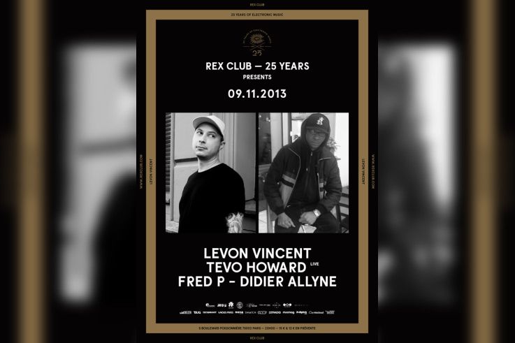 Rex Club « 25 years » avec Levon Vincent 