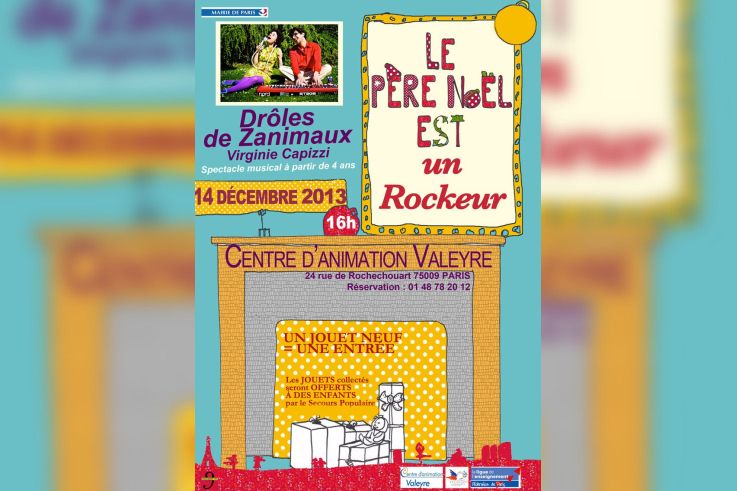 Le Père Noël est un rockeur : concert jeune public au profit du Secours Populaire