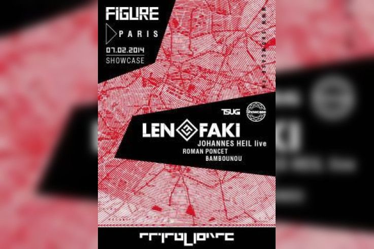 Figure Label Night au Showcase avec Len Faki