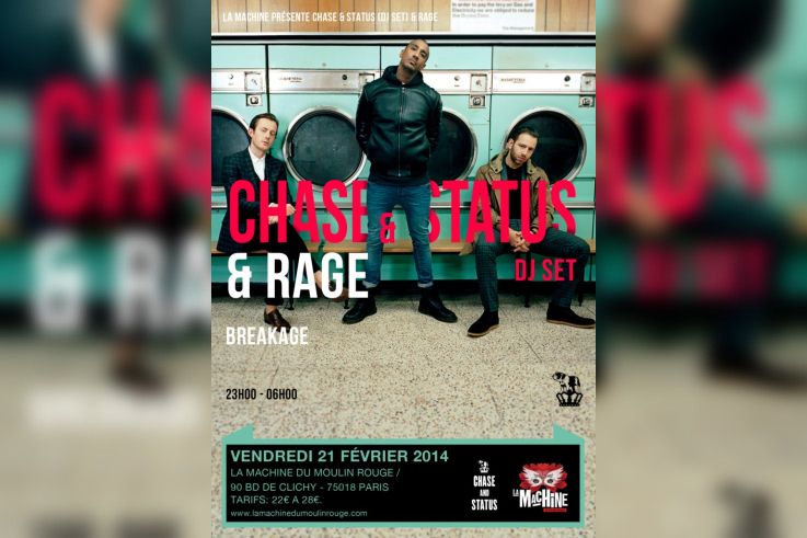 Chase & Status à la Machine du Moulin Rouge