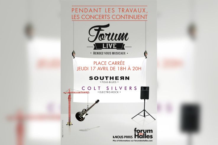 Forum Live : concerts gratuits au Forum des Halles