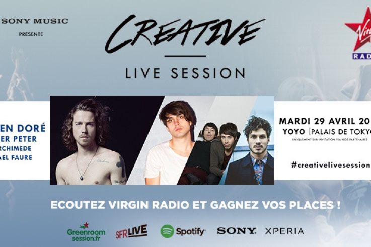 Creative Live Session 2 au Yoyo avec Julien Doré et Peter Peter : gagnez vos places !